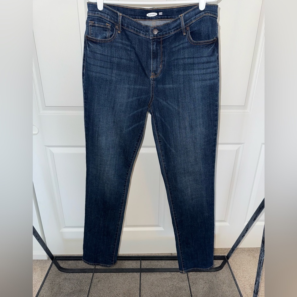 Old Navy Curvy Straight Jeans Women’s Size 12 Long